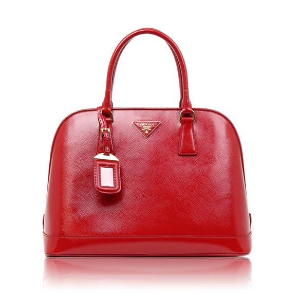 PRADA サフィアーノヴェルニーチェ 34&nbsp;x25&nbsp;x16cm(幅&nbsp;x 高さ&nbsp;x マチ)