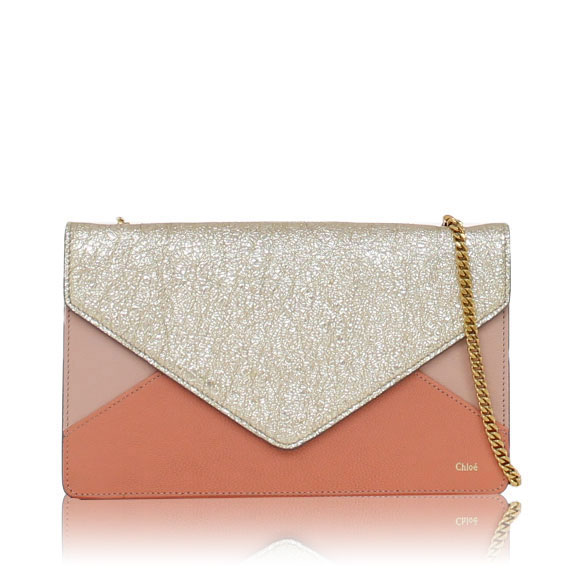 Chloe パッチワークチェーンウォレット 20&nbsp;x12&nbsp;x2cm(幅&nbsp;x 高さ&nbsp;x マチ)