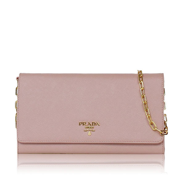 PRADA サフィアーノチェーンウォレット 20&nbsp;x11&nbsp;x2cm(幅&nbsp;x 高さ&nbsp;x マチ)