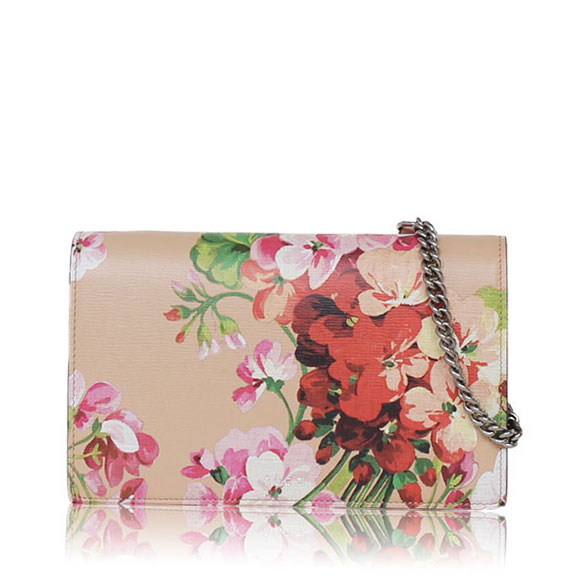 GUCCI ブルームスチェーンウォレット 20&nbsp;x12&nbsp;x3cm(幅&nbsp;x 高さ&nbsp;x マチ)