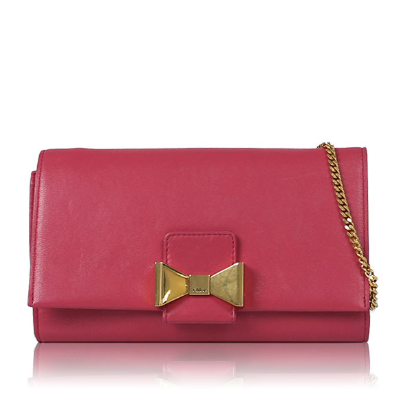 Chloe ボビーリボンチェーンウォレット 21&nbsp;x13&nbsp;x2cm(幅&nbsp;x 高さ&nbsp;x マチ)