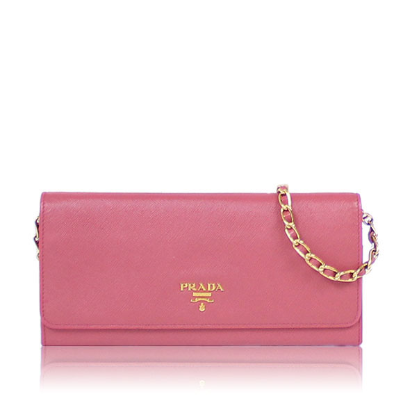 PRADA サフィアーノチェーンウォレット 21&nbsp;x10&nbsp;x2cm(幅&nbsp;x 高さ&nbsp;x マチ)