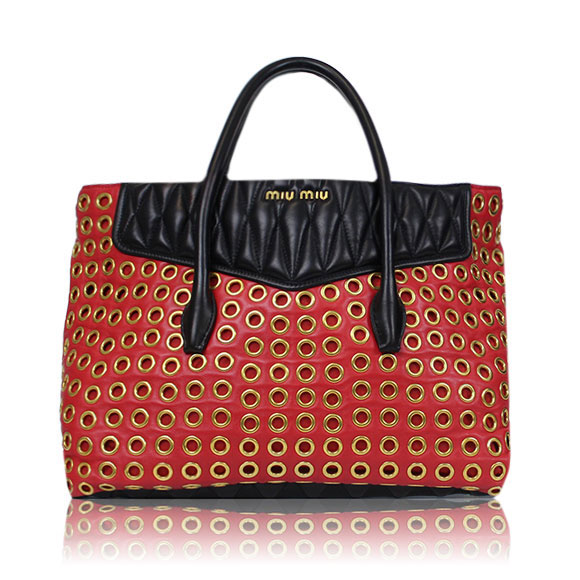 Miu Miu バイカートート 38&nbsp;x23&nbsp;x19cm(幅&nbsp;x 高さ&nbsp;x マチ)