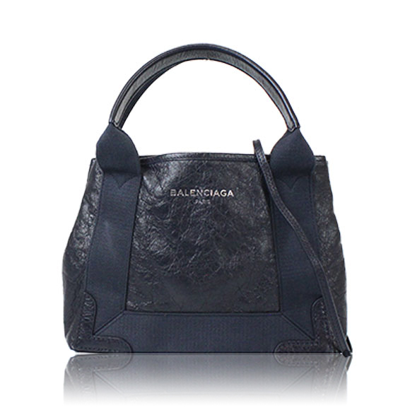BALENCIAGA ネイビーカバXS 24&nbsp;x19&nbsp;x6cm(幅&nbsp;x 高さ&nbsp;x マチ)