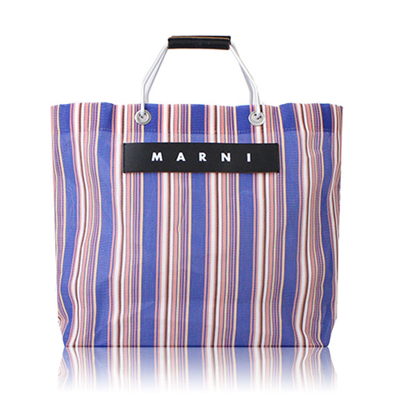MARNI ストライプトートバッグ 33&nbsp;x31&nbsp;x12cm(幅&nbsp;x 高さ&nbsp;x マチ)