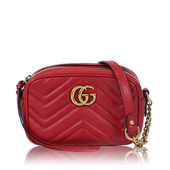 GUCCI GGマーモント 18&nbsp;x11&nbsp;x6cm(幅&nbsp;x 高さ&nbsp;x マチ)