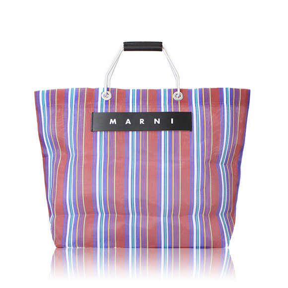 MARNI ストライプトートバッグ 33&nbsp;x32&nbsp;x12cm(幅&nbsp;x 高さ&nbsp;x マチ)