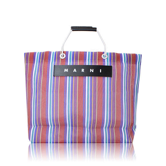 MARNI ストライプトートバッグ 33&nbsp;x32&nbsp;x12cm(幅&nbsp;x 高さ&nbsp;x マチ)