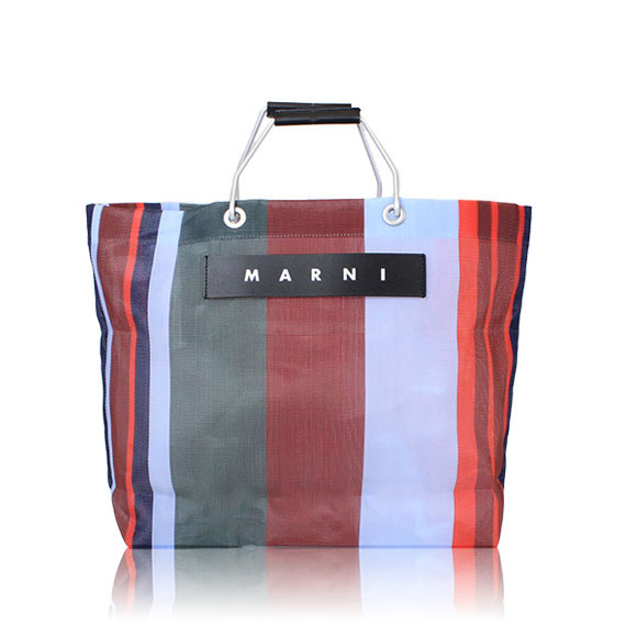 MARNI ストライプトートバッグ 34&nbsp;x32&nbsp;x12cm(幅&nbsp;x 高さ&nbsp;x マチ)