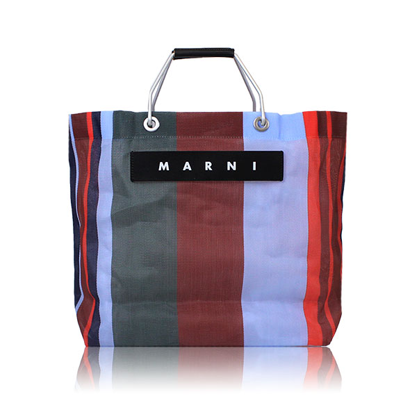 MARNI ストライプトートバッグ 33&nbsp;x32&nbsp;x12cm(幅&nbsp;x 高さ&nbsp;x マチ)