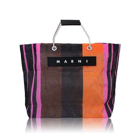 MARNI ストライプトートバッグ 33&nbsp;x32&nbsp;x12cm(幅&nbsp;x 高さ&nbsp;x マチ)