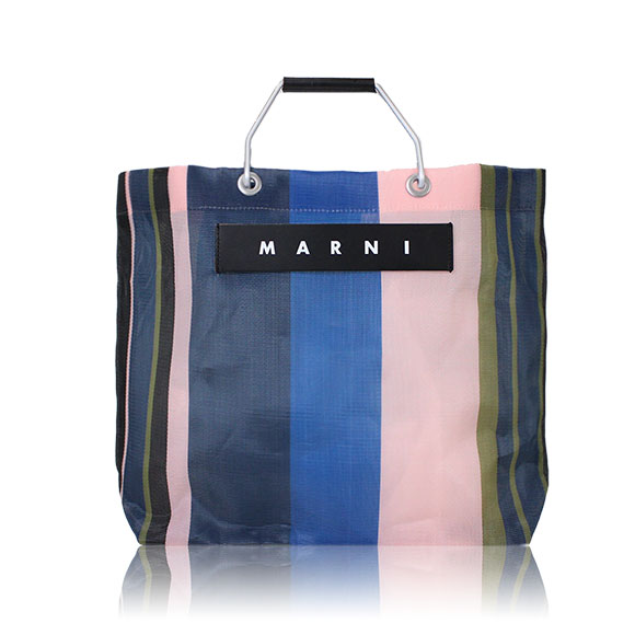 MARNI ストライプトートバッグ 33&nbsp;x32&nbsp;x12cm(幅&nbsp;x 高さ&nbsp;x マチ)