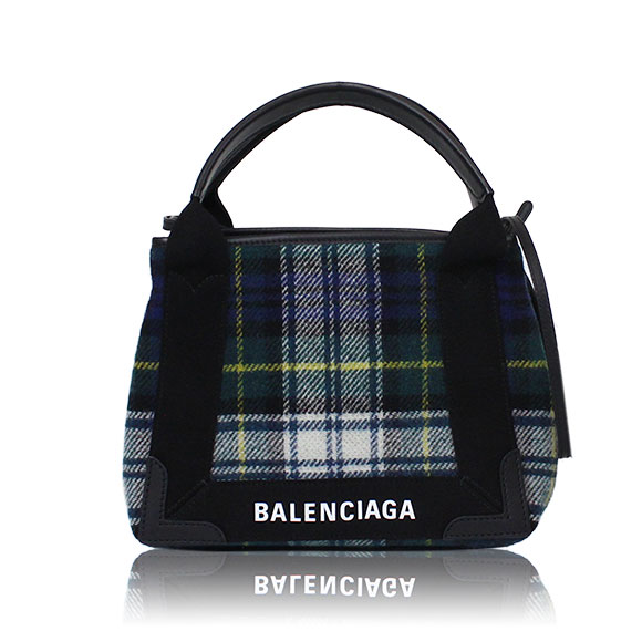 BALENCIAGA ネイビーカバXS 24&nbsp;x20&nbsp;x7cm(幅&nbsp;x 高さ&nbsp;x マチ)