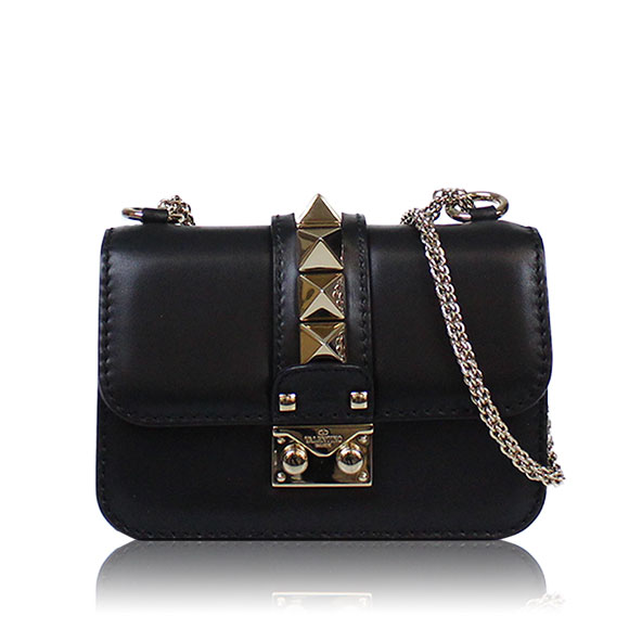 VALENTINO ロックスタッズ 14&nbsp;x9&nbsp;x6cm(幅&nbsp;x 高さ&nbsp;x マチ)