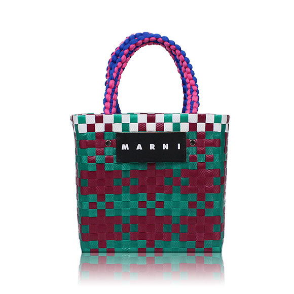 MARNI マーケット 21&nbsp;x21&nbsp;x13cm(幅&nbsp;x 高さ&nbsp;x マチ)