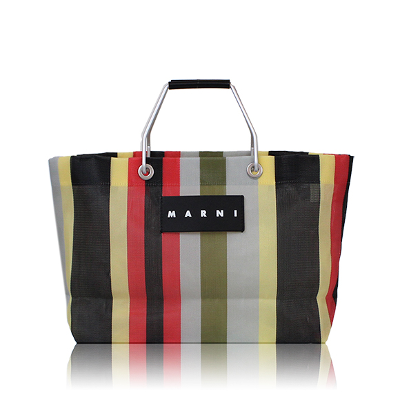 MARNI ストライプトートバッグ 33&nbsp;x24&nbsp;x12cm(幅&nbsp;x 高さ&nbsp;x マチ)