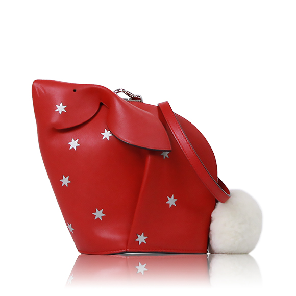 LOEWE バニーミニバッグ 12&nbsp;x16&nbsp;x10cm(幅&nbsp;x 高さ&nbsp;x マチ)