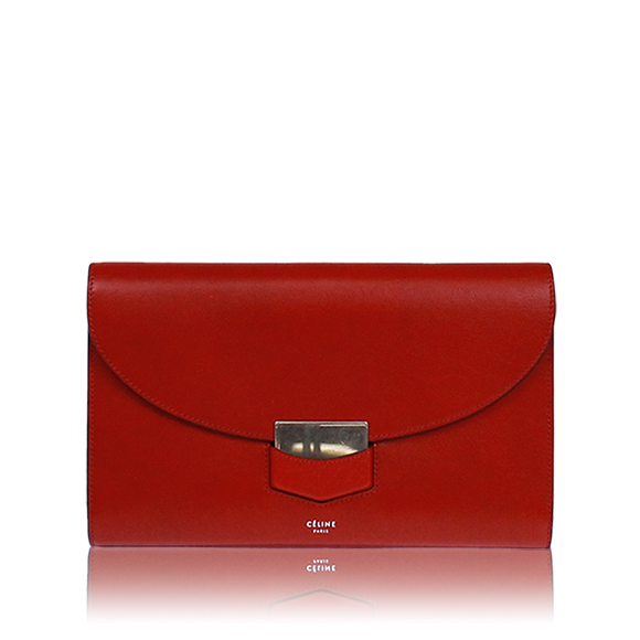 CELINE トロッタークラッチ 25&nbsp;x15&nbsp;x2cm(幅&nbsp;x 高さ&nbsp;x マチ)