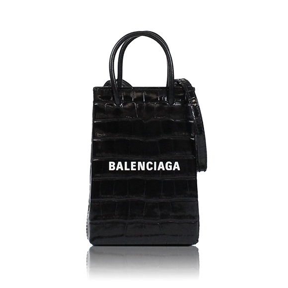 BALENCIAGA ショッピングフォンホルダーバッグ 12&nbsp;x18&nbsp;x5cm(幅&nbsp;x 高さ&nbsp;x マチ)