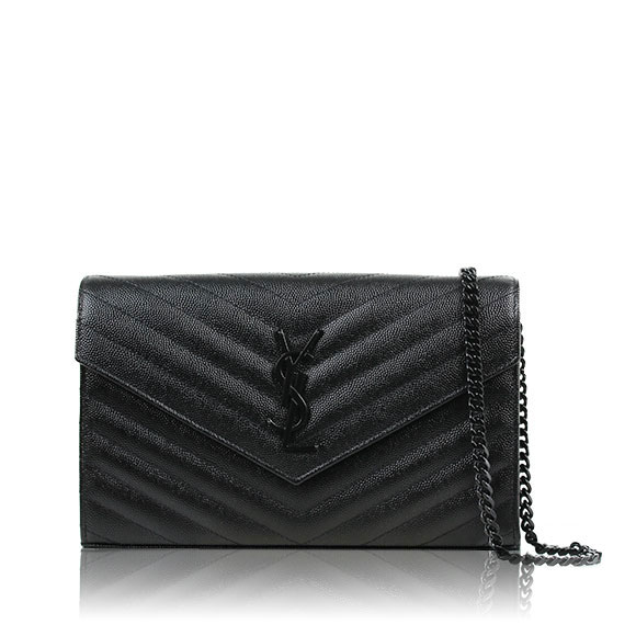 SAINT LAURENT チェーンウォレット 22&nbsp;x13&nbsp;x5cm(幅&nbsp;x 高さ&nbsp;x マチ)