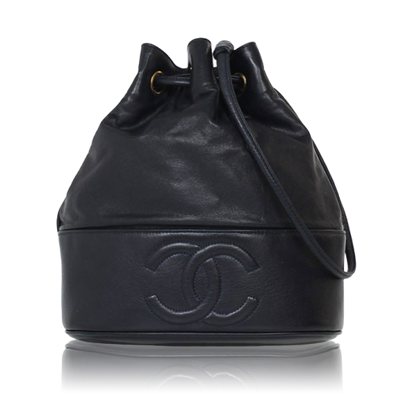 CHANEL 巾着ショルダーバッグ 