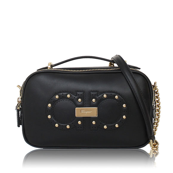 FERRAGAMO ガンチーニ 19&nbsp;x12&nbsp;x8cm(幅&nbsp;x 高さ&nbsp;x マチ)