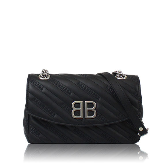 BALENCIAGA BBラウンドS 21&nbsp;x12&nbsp;x8cm(幅&nbsp;x 高さ&nbsp;x マチ)