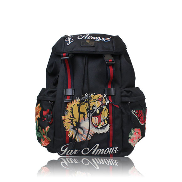 GUCCI タイガーエンブロイダリーバックパック 