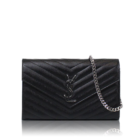 SAINT LAURENT チェーンウォレット 22&nbsp;x13&nbsp;x4cm(幅&nbsp;x 高さ&nbsp;x マチ)
