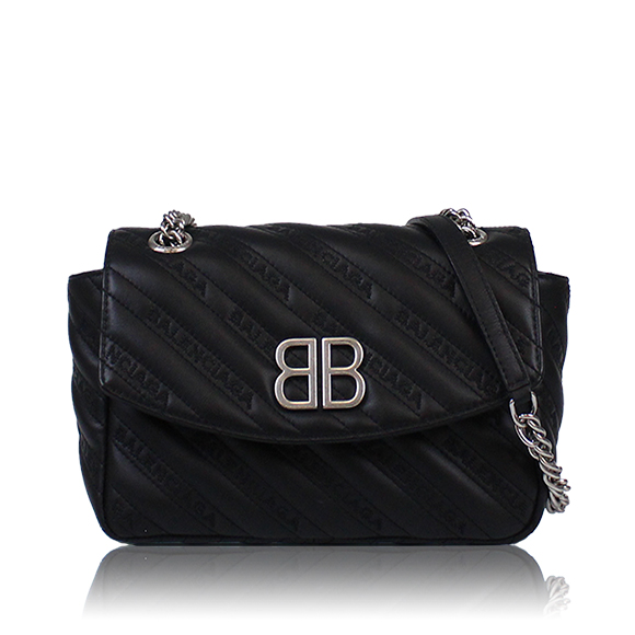 BALENCIAGA BBラウンドチェーンショルダーバッグ 20&nbsp;x11&nbsp;x8cm(幅&nbsp;x 高さ&nbsp;x マチ)