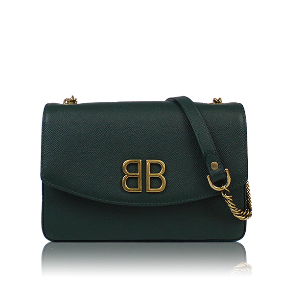 BALENCIAGA BBラウンドM 21&nbsp;x12&nbsp;x4cm(幅&nbsp;x 高さ&nbsp;x マチ)