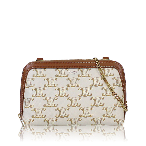 CELINE チェーンクラッチ 16&nbsp;x11&nbsp;x8cm(幅&nbsp;x 高さ&nbsp;x マチ)