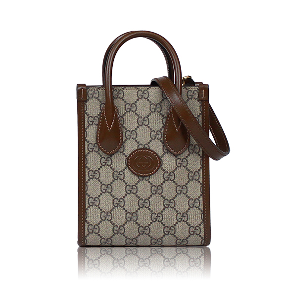 GUCCI インターロッキングGミニトートバッグ 
