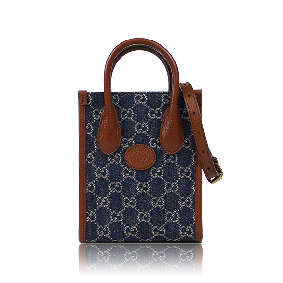 GUCCI インターロッキングGミニトートバッグ 