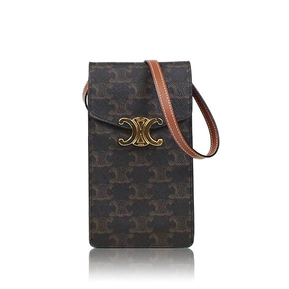 CELINE モバイルポーチ 10&nbsp;x18&nbsp;x1cm(幅&nbsp;x 高さ&nbsp;x マチ)