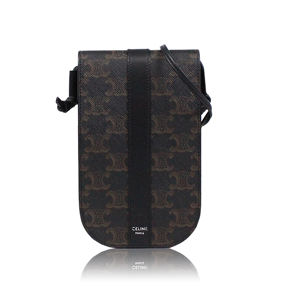 CELINE モバイルポーチ 9&nbsp;x18&nbsp;x1cm(幅&nbsp;x 高さ&nbsp;x マチ)