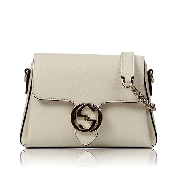 GUCCI インターロッキングGチェーンショルダーバッグ 