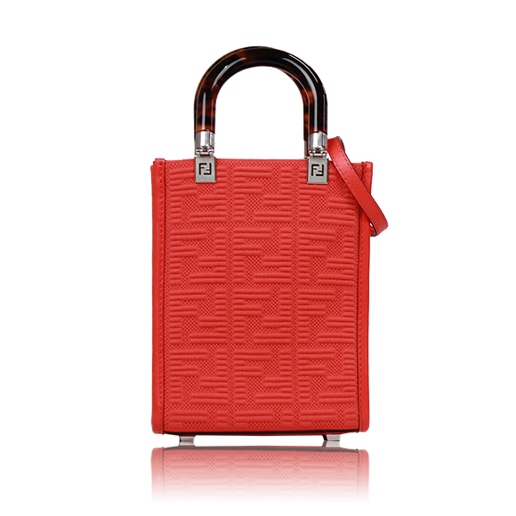 FENDI サンシャインショッパースモール 13&nbsp;x17&nbsp;x5cm(幅&nbsp;x 高さ&nbsp;x マチ)