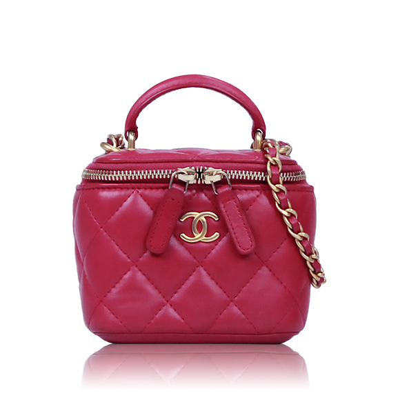 CHANEL ミニヴァニティショルダーバッグ 10&nbsp;x9&nbsp;x7cm(幅&nbsp;x 高さ&nbsp;x マチ)