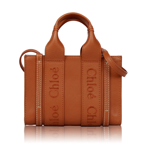 Chloe ウッディミニトートバッグ 20&nbsp;x14&nbsp;x6cm(幅&nbsp;x 高さ&nbsp;x マチ)