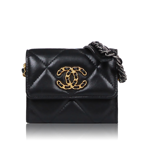 CHANEL チェーンショルダーバッグ 11&nbsp;x9&nbsp;x1cm(幅&nbsp;x 高さ&nbsp;x マチ)