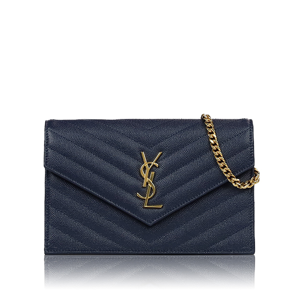 SAINT LAURENT チェーンウォレット 19&nbsp;x12&nbsp;x3cm(幅&nbsp;x 高さ&nbsp;x マチ)