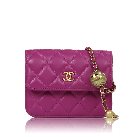 CHANEL チェーンショルダーバッグ 12&nbsp;x9&nbsp;x2cm(幅&nbsp;x 高さ&nbsp;x マチ)