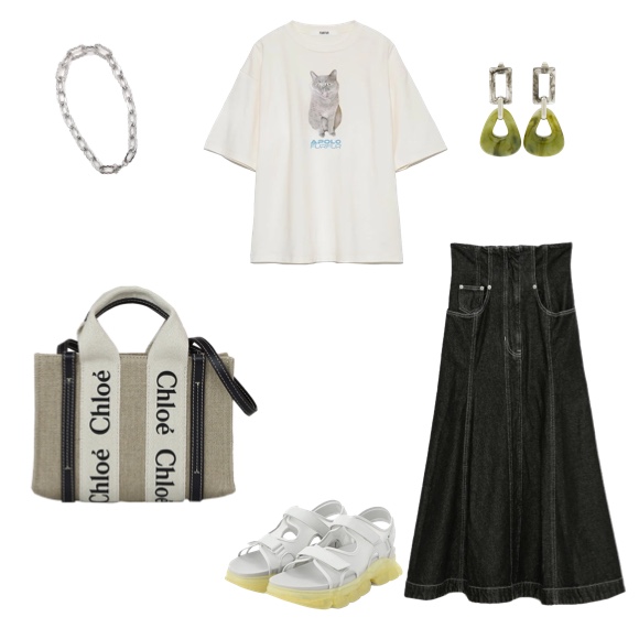 ウッディミニトートバッグ