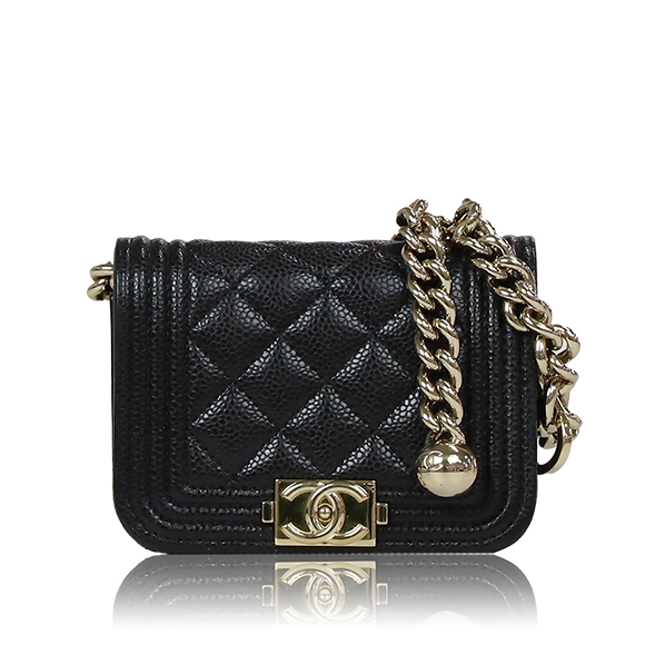 CHANEL ボーイシャネルチェーンショルダーバッグ 