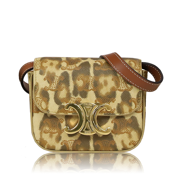 CELINE ミニトリオンフ 11&nbsp;x8&nbsp;x4cm(幅&nbsp;x 高さ&nbsp;x マチ)