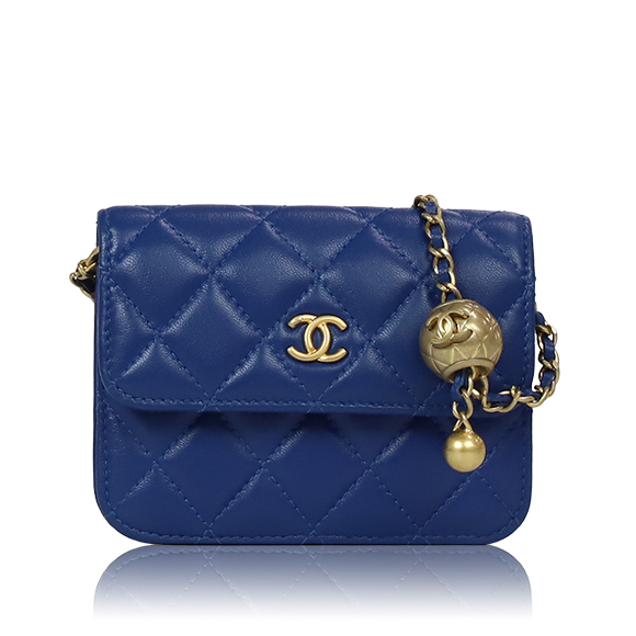 CHANEL チェーンショルダーバッグ 12&nbsp;x8&nbsp;x2cm(幅&nbsp;x 高さ&nbsp;x マチ)