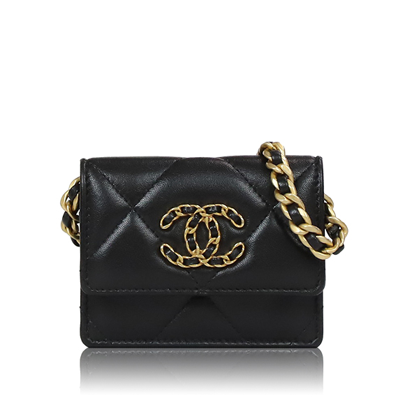 CHANEL チェーンショルダーバッグ 10&nbsp;x8&nbsp;x2cm(幅&nbsp;x 高さ&nbsp;x マチ)