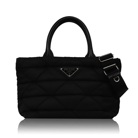 PRADA スモールパデッドRe-Nylonトートバッグ 26&nbsp;x20&nbsp;x16cm(幅&nbsp;x 高さ&nbsp;x マチ)