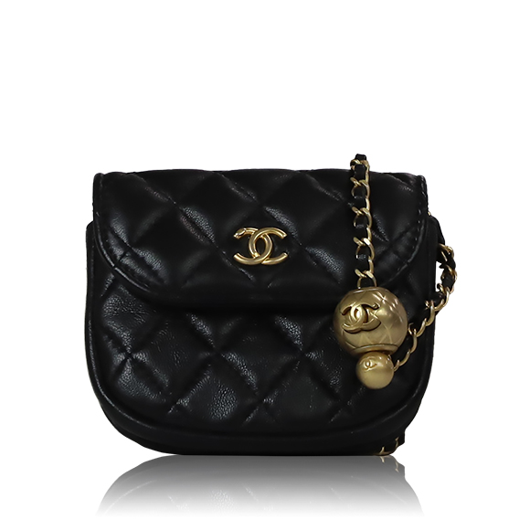 CHANEL チェーンショルダーバッグ 10&nbsp;x9&nbsp;x1cm(幅&nbsp;x 高さ&nbsp;x マチ)